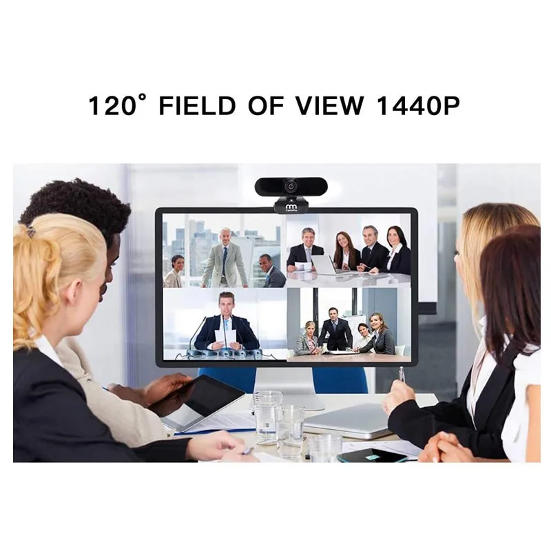 CammPro UHD 1440P веб камера с микрофоном Plug & Play 2K зарядное устройство внешний USB Камера