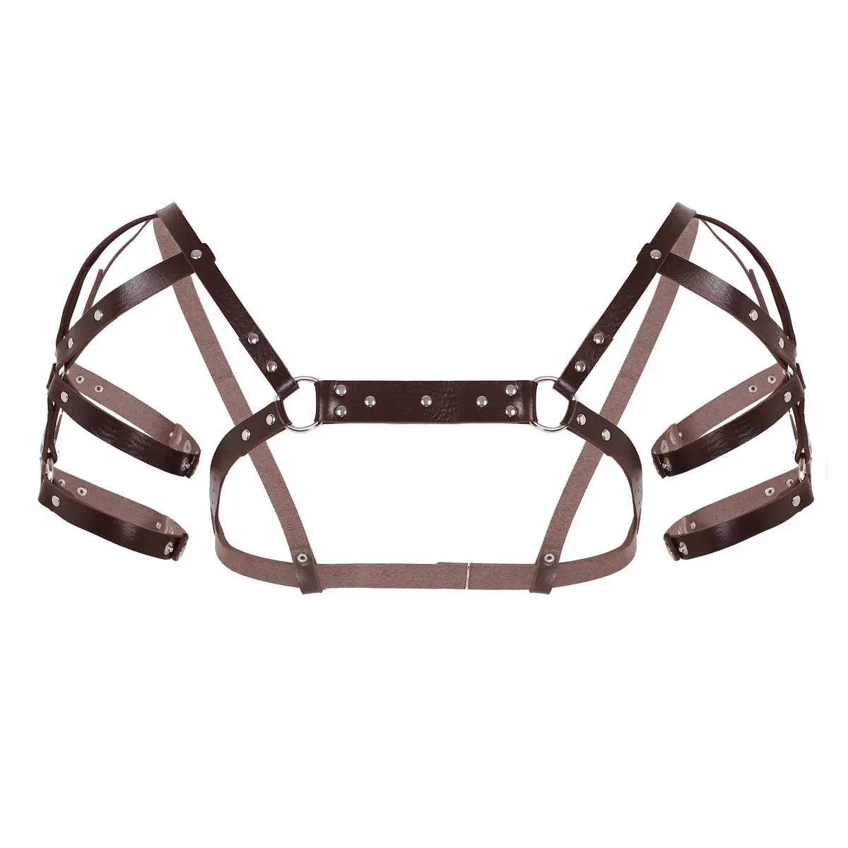 Мужской сексуальный Регулируемый ремень нагрудный на плечо мужской бондаж