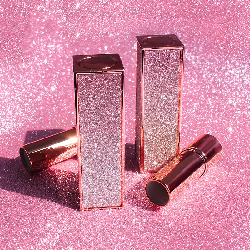Тюбики для помады квадратной формы контейнеры блеска губ пустая оболочка