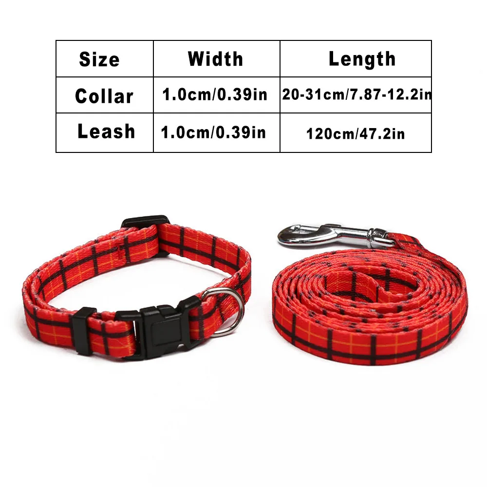 Red Collar Leash Ошейник для домашних собак, набор поводков для маленьких собак, ошейник для щенков, регулируемые воротники, ожерелье для собак, поводок, аксессуар для домашних животных MP0047 - Цвет: Red Collar Leash