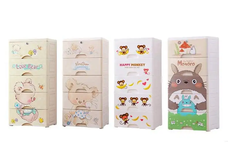 Утолщенный очень большой ящик для хранения игрушек детской одежды многослойный