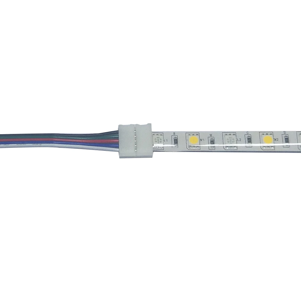 

5/10/20/50/100Pcs 5 Pin LED Strip Connector Single Clips RGBW RGBWW 5050 3528 LED Strip Light Band Connect