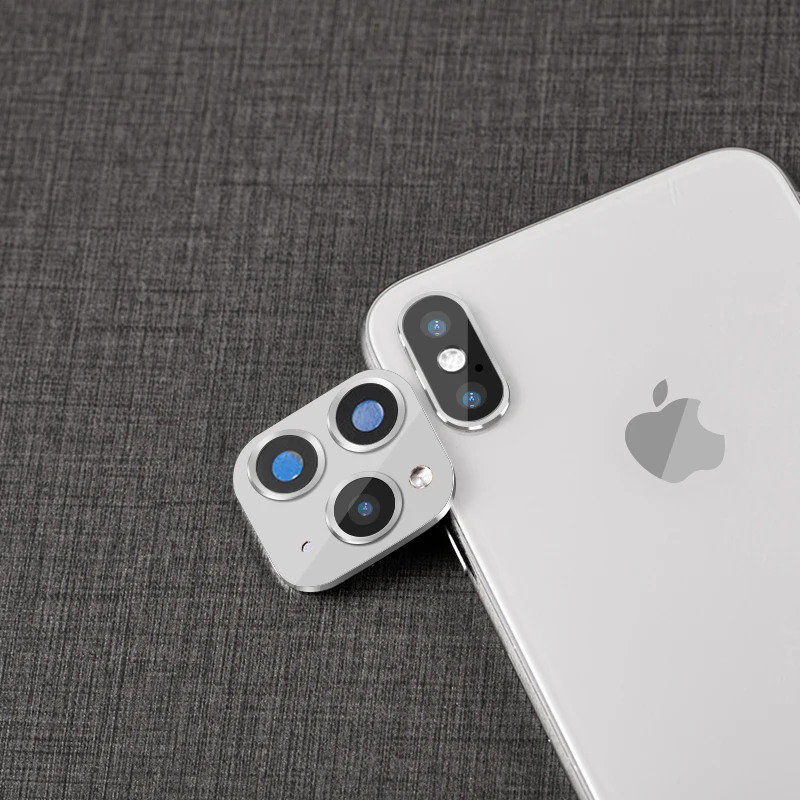 Роскошный Металлический объектив камеры для замены секунд для iPhone 11 Pro Max Защитная кольцевая крышка для iPhone X XR XS MAX Защитная камера