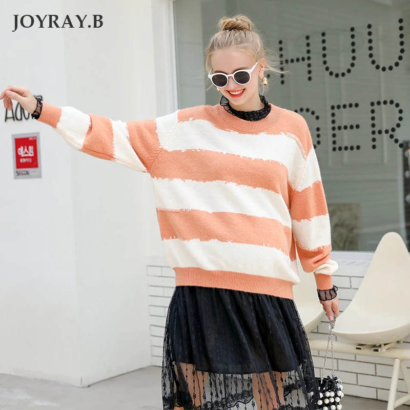 Свитера для беременных женщин топы новая модная рубашка полосатый вязаный