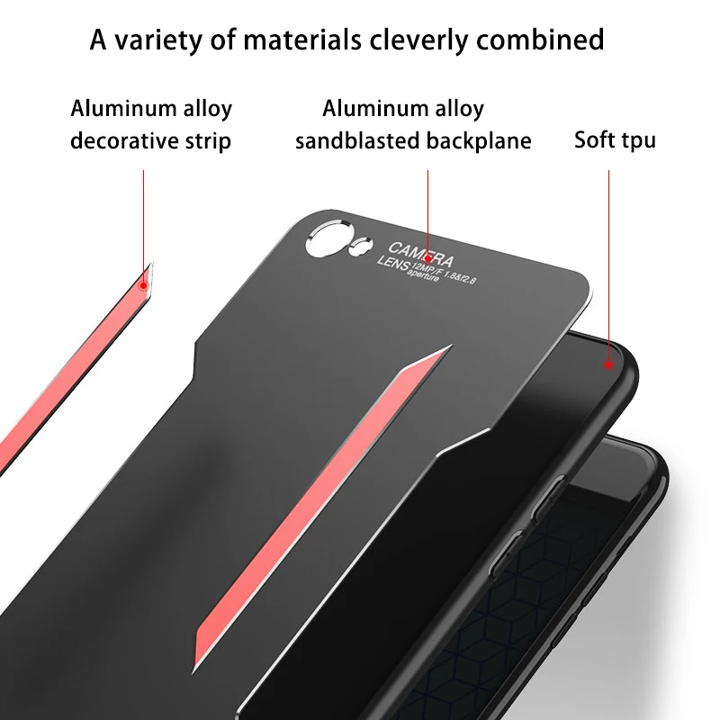 Чехол из алюминиевого сплава для Vivo X9 x9splus X20 X23 тонкий матовый нескользящий