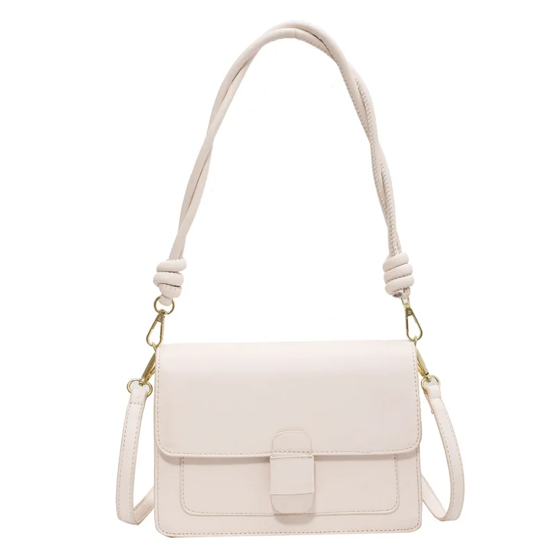 

2021 summer new style shoulder bag fashion small square bag casual handbag pure color messenger bag luxury designer handbag