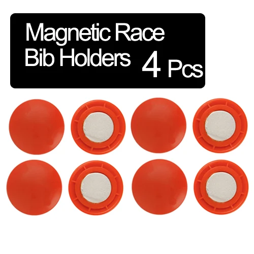 Magnetic Red 4 Марафон, Триатлон, бегущий номер, тройной бег, тканевая Пряжка, фиксирующий номер, зажим, гоночный нагрудник, номер для поясной сумки, тканевые аксессуары - Цвет: Magnetic Red 4