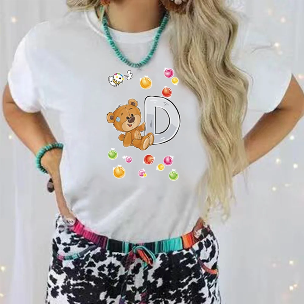 Женские летние футболки в стиле Харадзюку повседневные топы с надписью