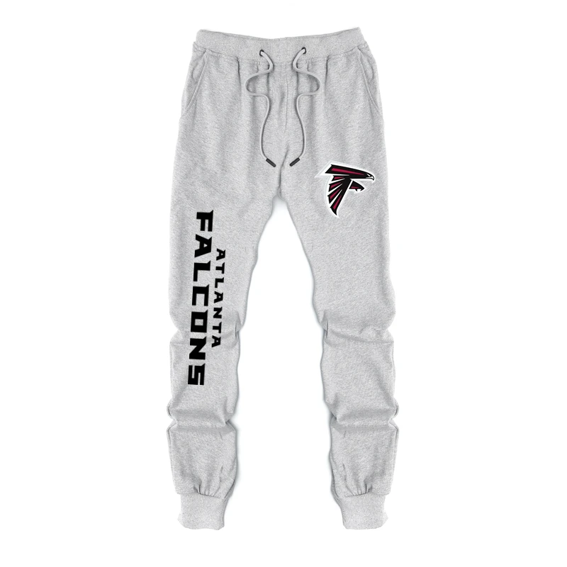 Falcons Gray Патриоты брюки весна и осень спортивный свитер брюки Новая Англия чемпионы Повседневные свитера брюки новые любовники мужские повседневные спортивные брюки - Цвет: Falcons Gray