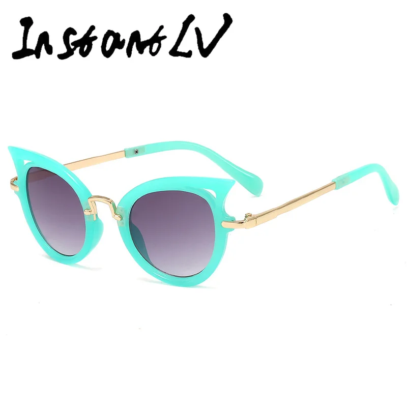 Plastic Black Round Kids Sunglasses Brand little girl/boy Baby Child Glasses goggles Small face Suit For 2~6 age | Аксессуары для