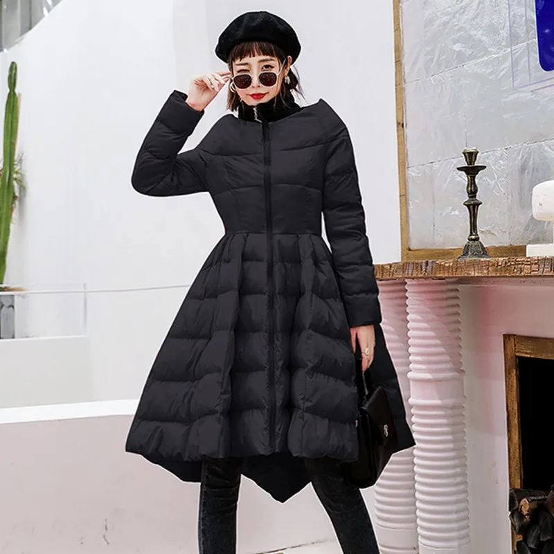 2019 модное пальто куртка женские теплые парки био пух парка высокое качество