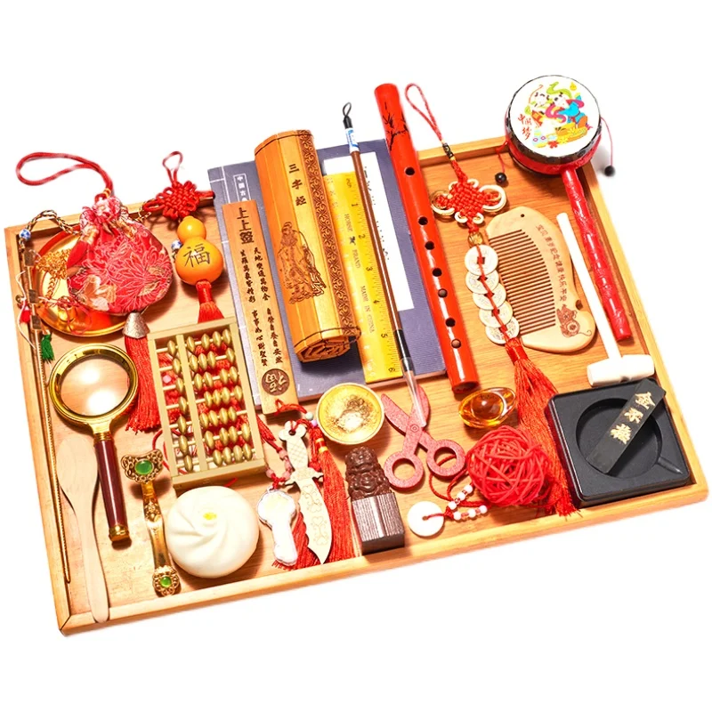 

Детские еженедельные принадлежности, в китайском стиле для пожилых людей, с когтеточкой, новые реквизиты, детские игрушки для мужчин и женщ...