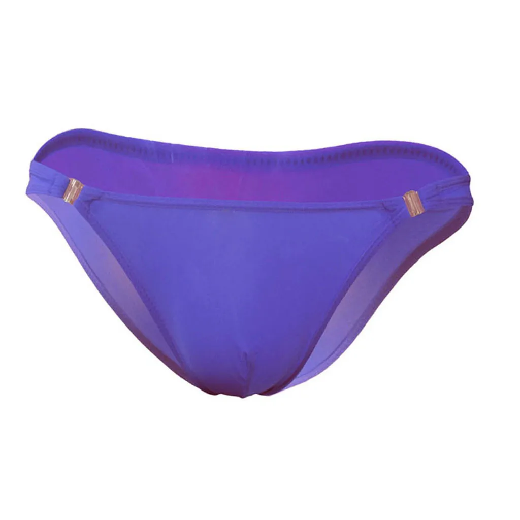 Дышащие мужские трусы из ледяного шелка ультратонкие прозрачные бесшовные