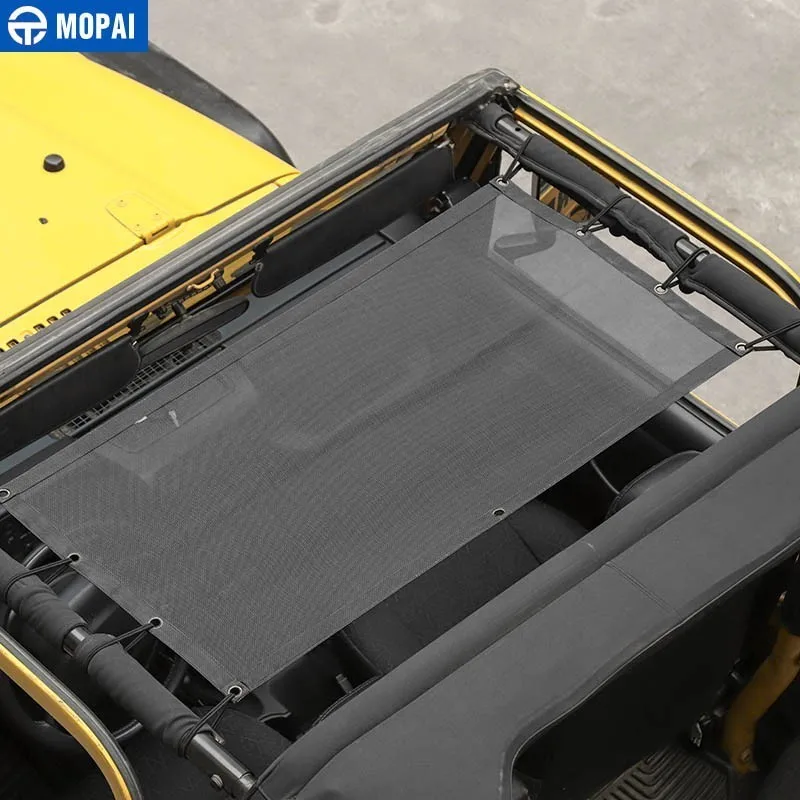 Автомобильный солнцезащитный козырек MOPAI для Jeep Wrangler 1997 2006 автомобильный