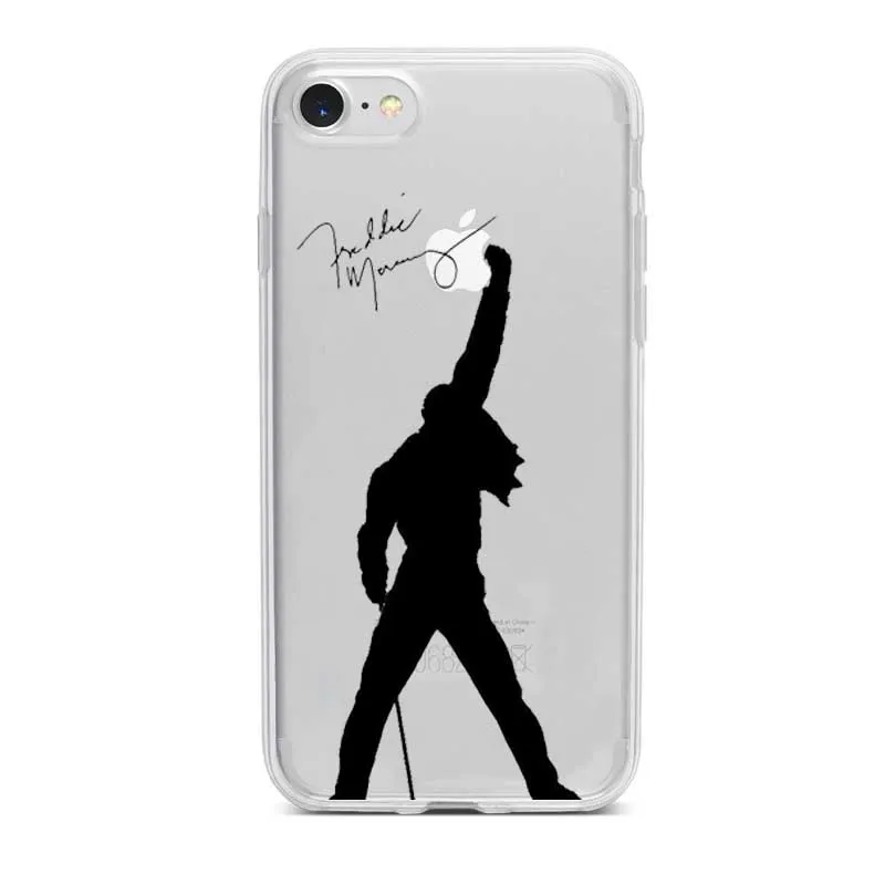 Роскошный чехол для телефона Freddie Mercury Rainha banda Qualidade iPhone 8 7 6 5 4 Plus X XS max 10 силиконовый