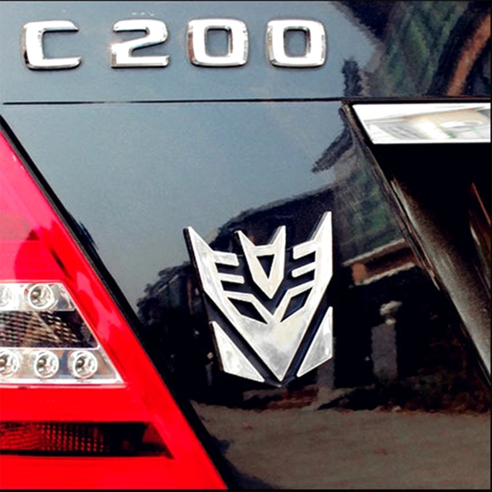 Металлические автомобильные 3d наклейки трансформеры для автомобиля логотип