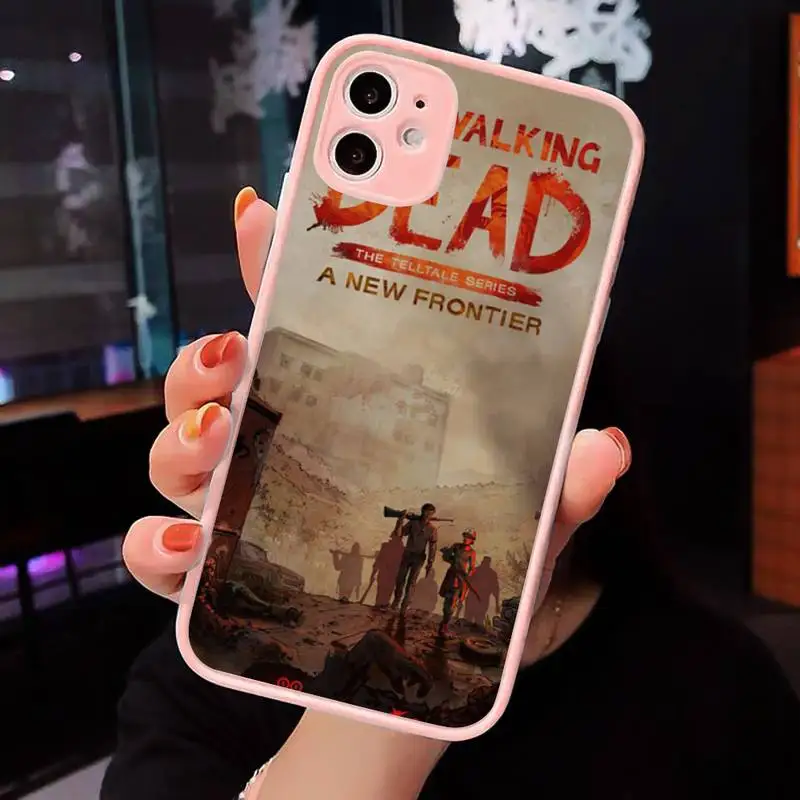 

The Walking Dead Phone Case matte transparent For iphone 7 8 11 12 plus mini x xs xr pro max cover