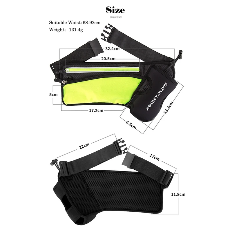 Карманы для спорта на открытом воздухе вместительные карманы бега