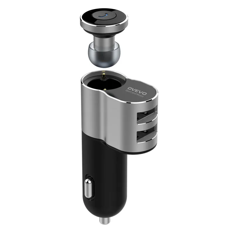 Автомобильные Bluetooth-наушники OVEVO Q10 с автомобильным зарядным устройством |