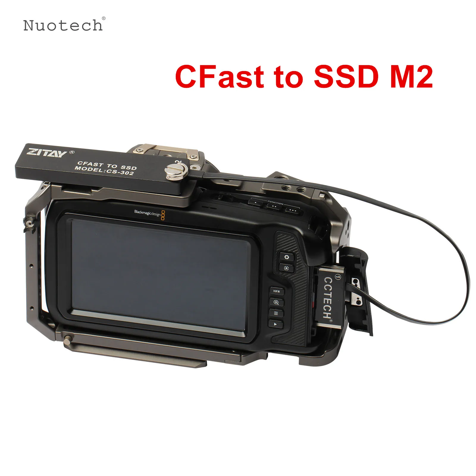 Адаптер Nuotech CFAST для SSD M2 550 МБ/с. скорость конвертер камеры памяти | Электроника