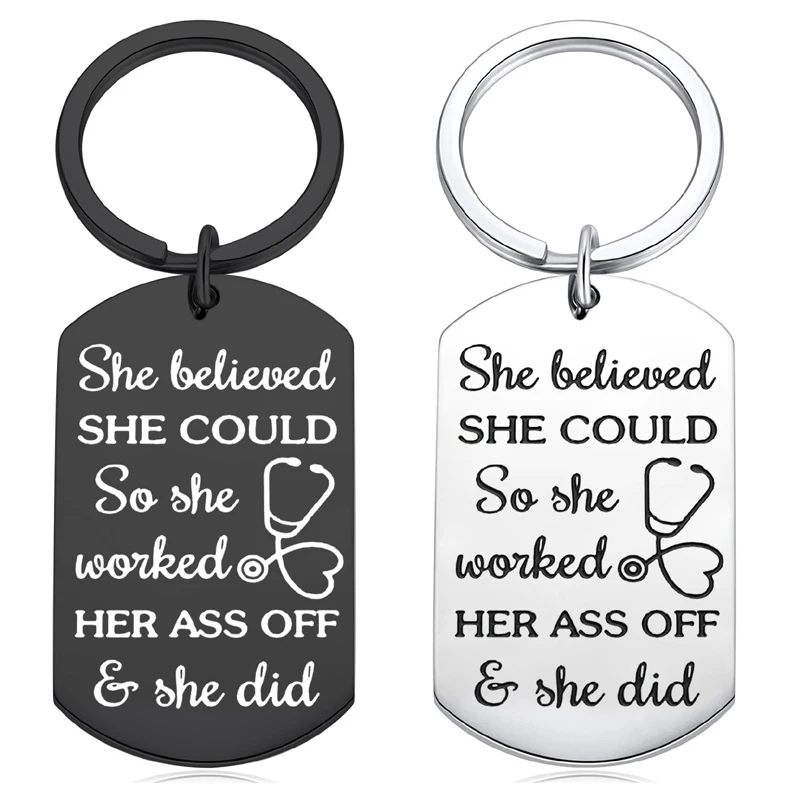 

Nurse Appreciation Keychain Gifts for RN Thank You Gifts for Nursing School Student Graduation Birthday Nurse's Day Gift Male