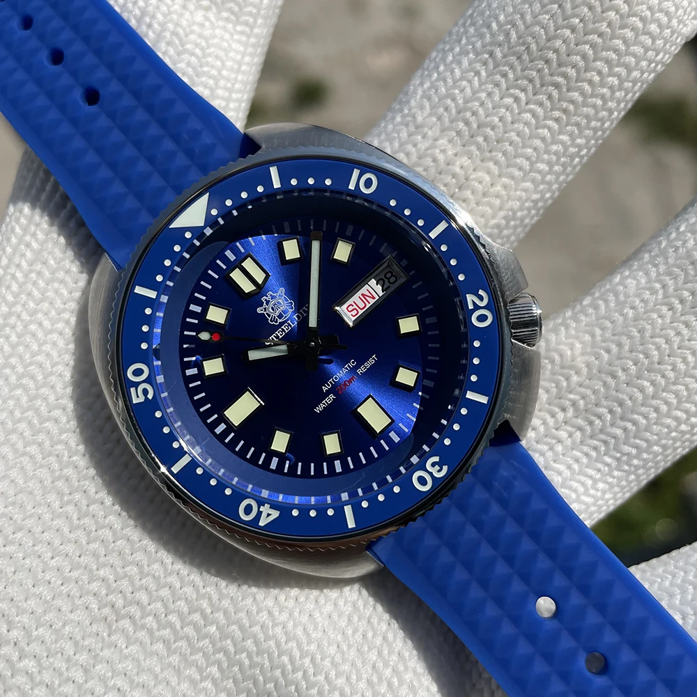 Мужские наручные часы STEELDIVE SD1970W 44 мм с сапфировым стеклом | Наручные