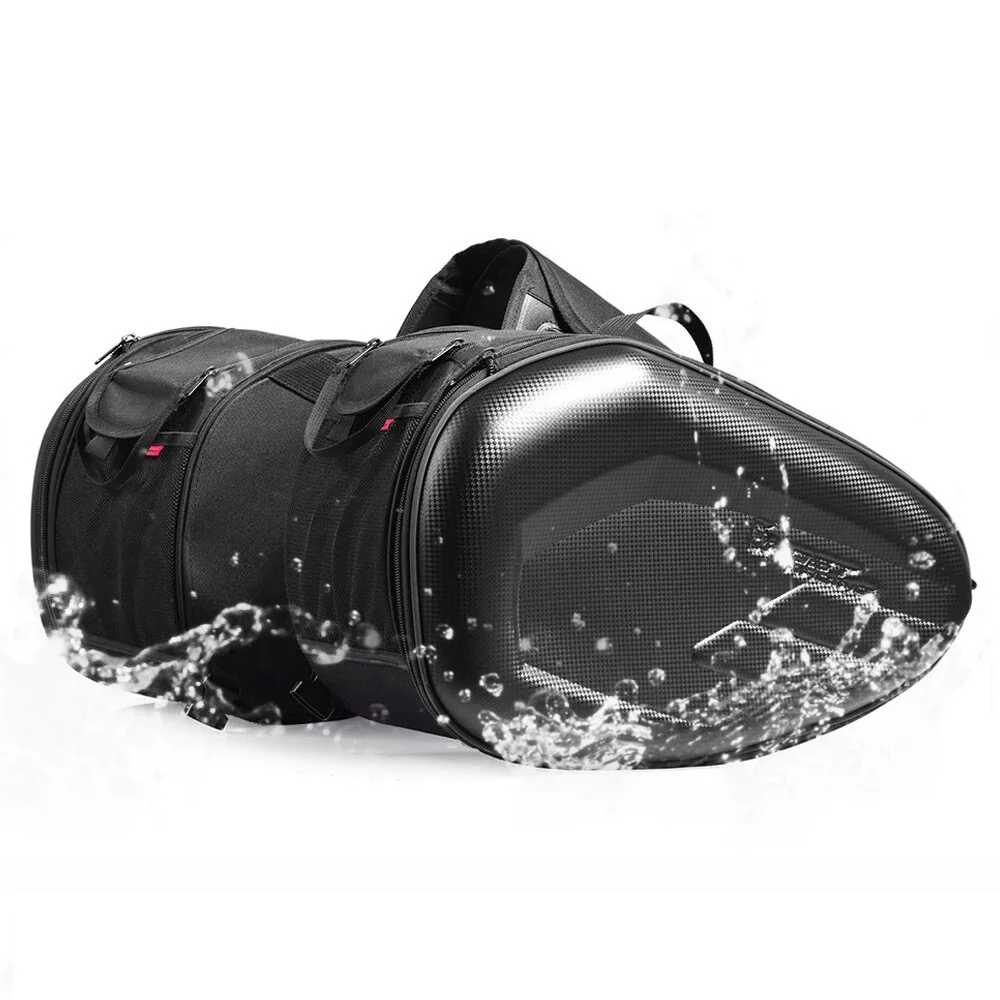 GHOST RACING водонепроницаемая сумка для мотоцикла 36L- 58L седло из углеродного волокна