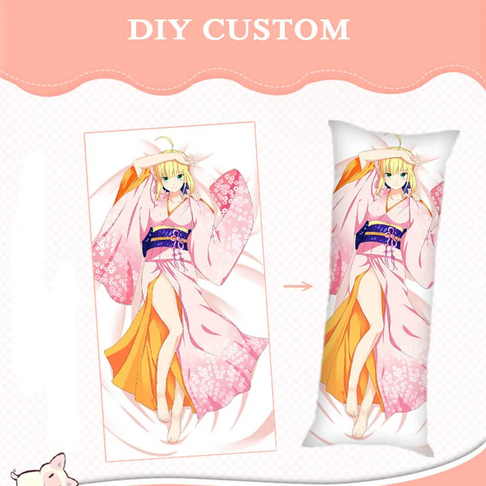 diy custom made anime dakimakura hugging body pillow case diy printed only one for you throw cushion pillow cover home bedding free global shipping