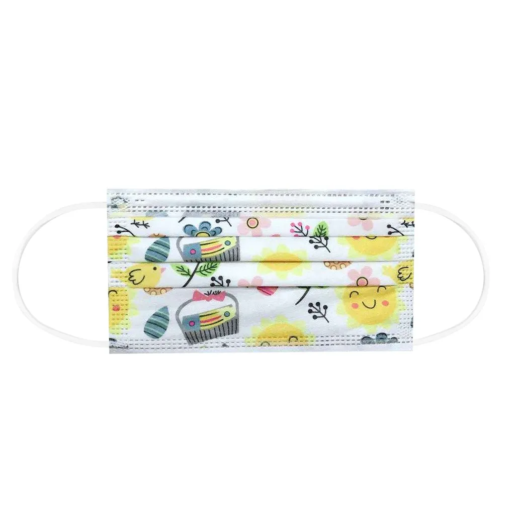 50PC Adult Disposable Sanitary Mask 3-Plys Nonwoven Anti- Dust Anti spray particles Breathable Earloop face In stock | Красота и