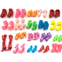 20pcs mixed barbies shoes high heels sandals handmade fit 112barbies accessories for girl birthday festival christmas gift