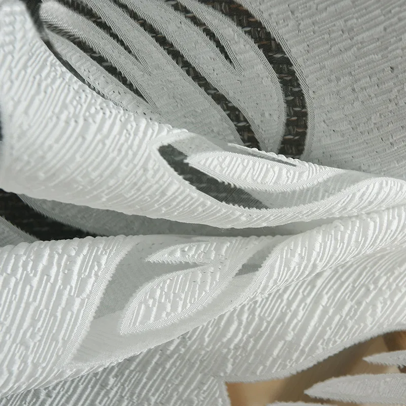 Белые прозрачные Шторы для Гостиная роскошное полое из тонкой прозрачной ткани