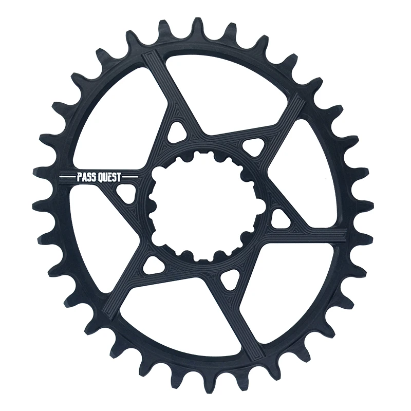 Звезда велосипедная PASS QUEST GXP MTB 32T-38T 6 мм узкая широкая для Sram GX XX1 eagle X01 X9 | Спорт и