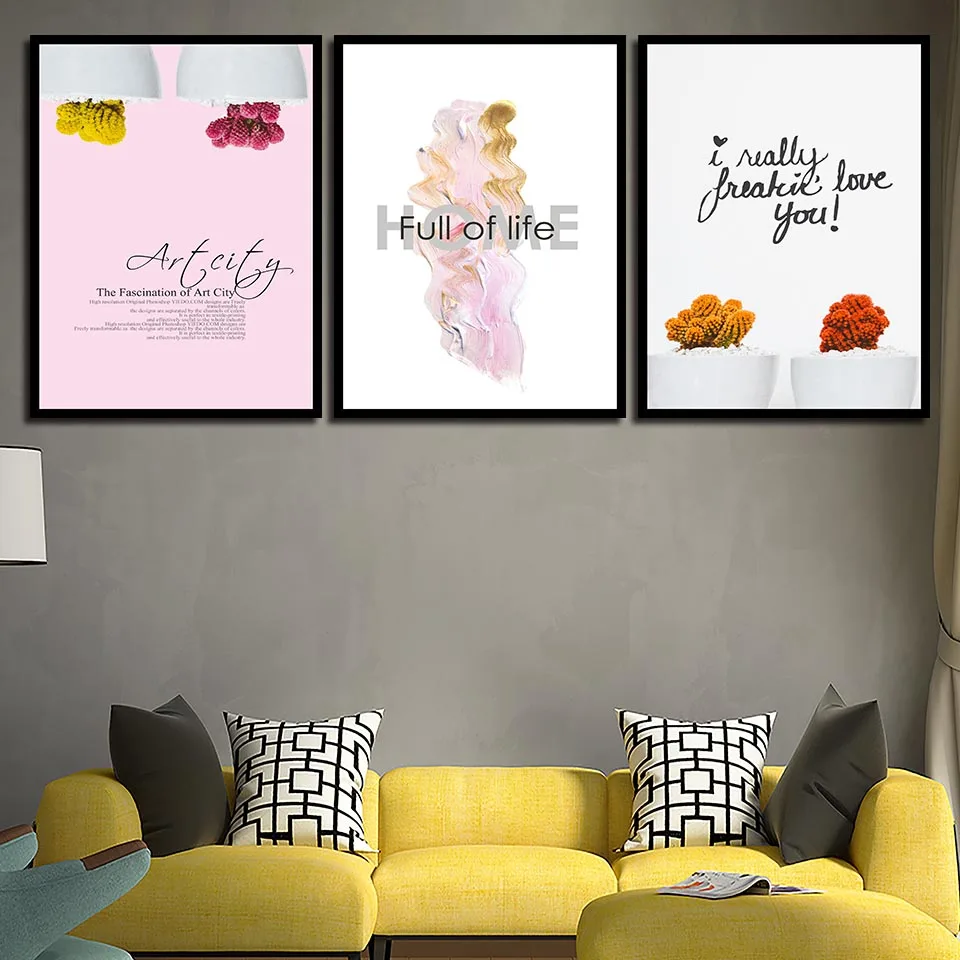 

Pink Pineapple Plant Canvas Painting Nordic Simple Poster Hd Print Home Decoration Modern Wall Art Flower Plant Picture