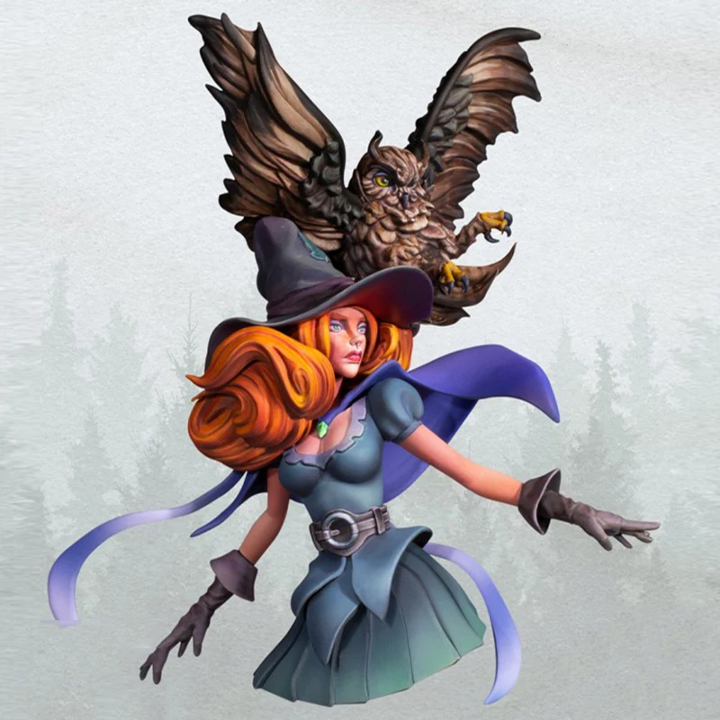 

1/12 Fantasy Witch Story Figure Figure Resin Bust X378