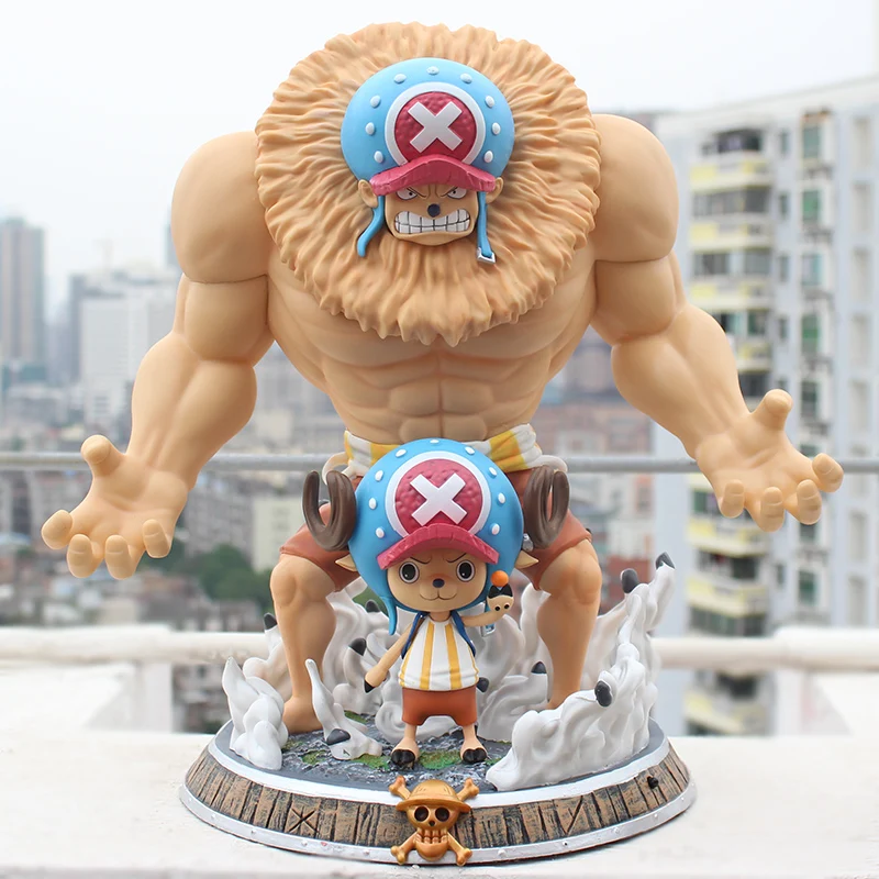 39 см аниме One Piece Gk статуя Тони Чоппер 2 формы модели игрушки из ПВХ Коллекционная