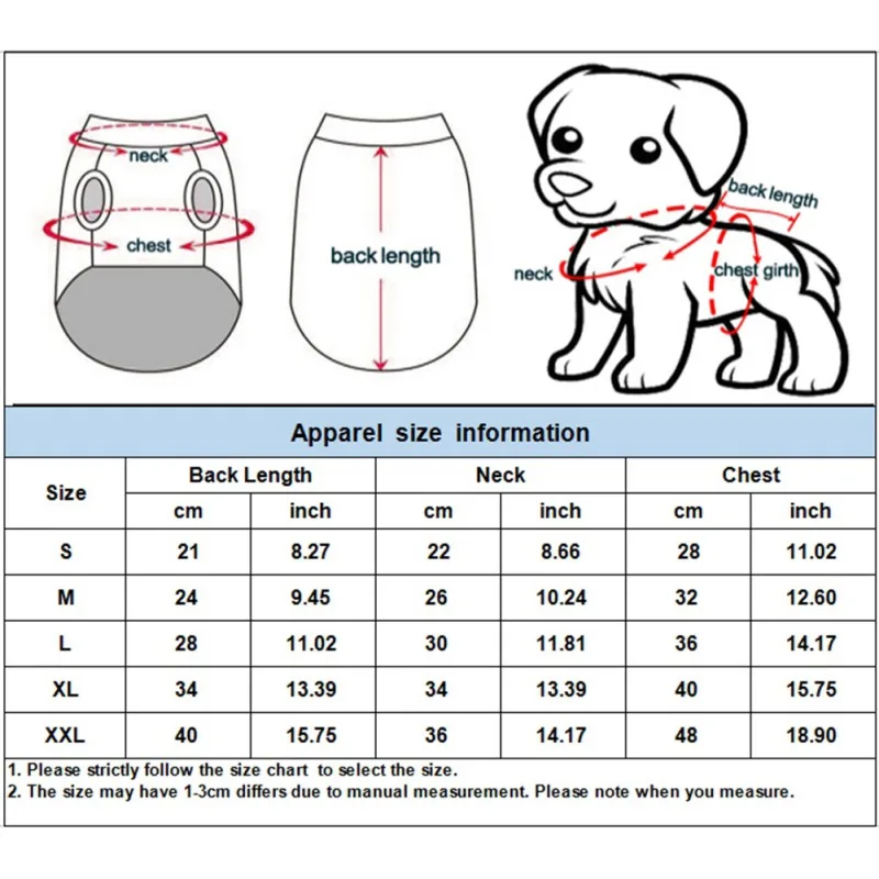 

Cartoon Puppy Sweater Autumn Winter Warm Pet Clothes Chihuahua Pug Costume Pets Dog Casual Apparel