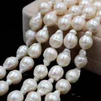 1115mm 8pcs 100 natural white baroque freshwater pearl beads charms jewelry loose bead