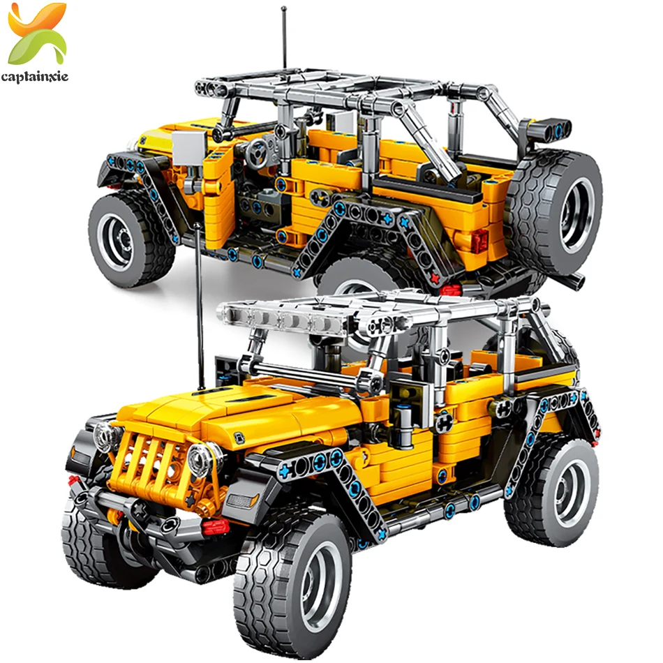 601 шт город лего Technic Creator механические Jeeped внедорожные строительные блоки для