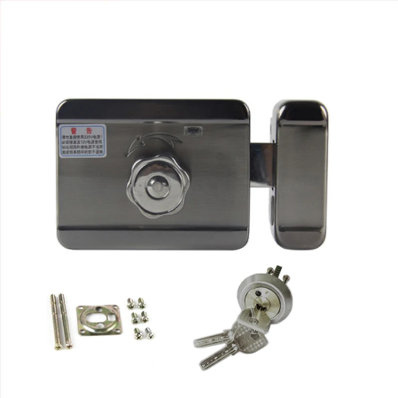 

Access Entry Security System New Electronic Door Lock for Home Wired Video Intercom Doorbell Security System DC12V