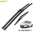 Щетки стеклоочистителя Misima 3 шт. для Peugeot 308 308SW T7, переднее заднее стекло 2007 2008 2009 2010 2011 2012 2013