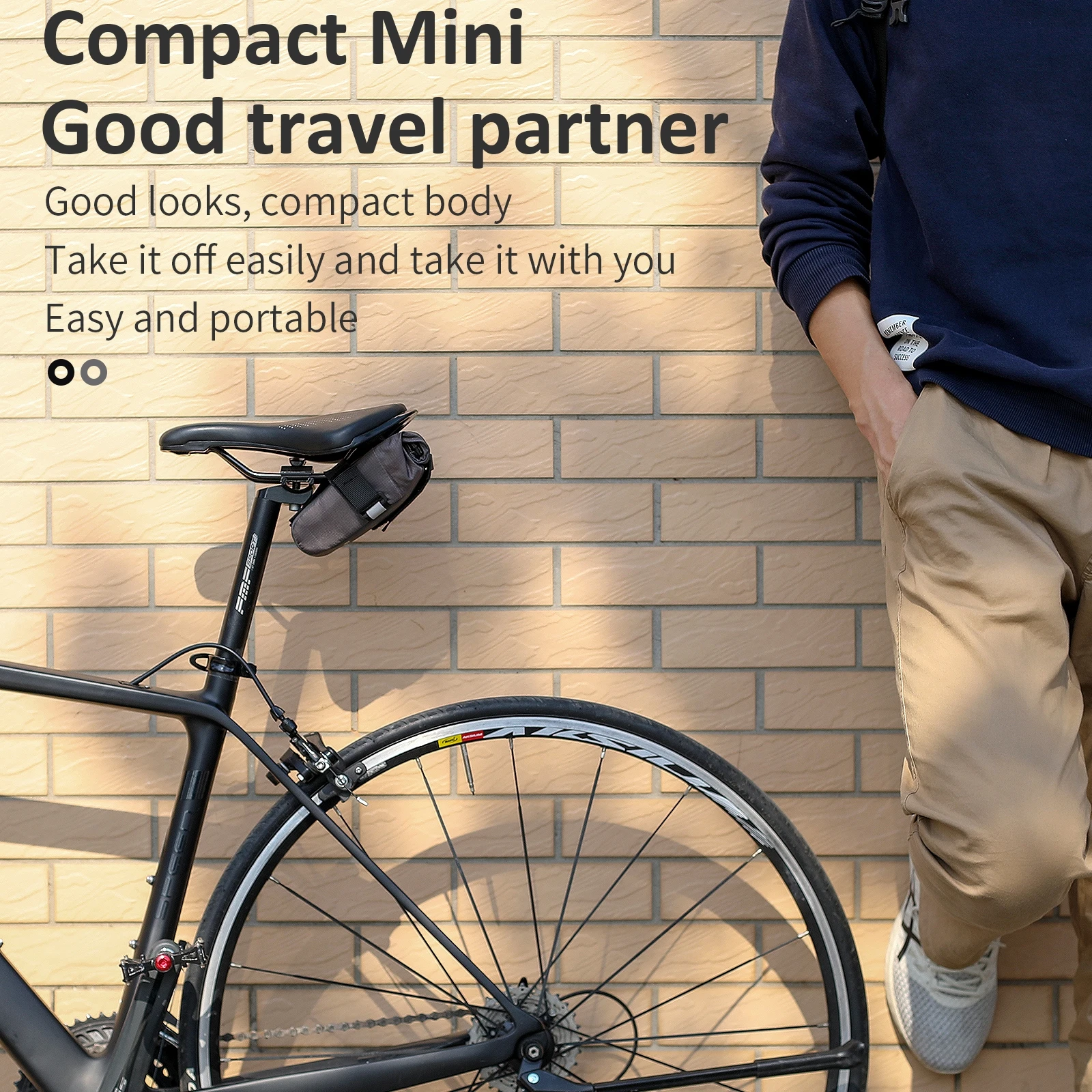 Велосипедная сумка на седло водонепроницаемая заднее сиденье для горных