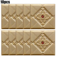 10 pcs wall stickers tile brick stickers w adhesive foam panel waterproof for home decoration accessories