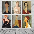 Amedeo Modigliani, лучшая Картина на холсте, печать, гостиная, украшение для дома, художественное оформление, современные украшение на стену, живопись маслом, картины