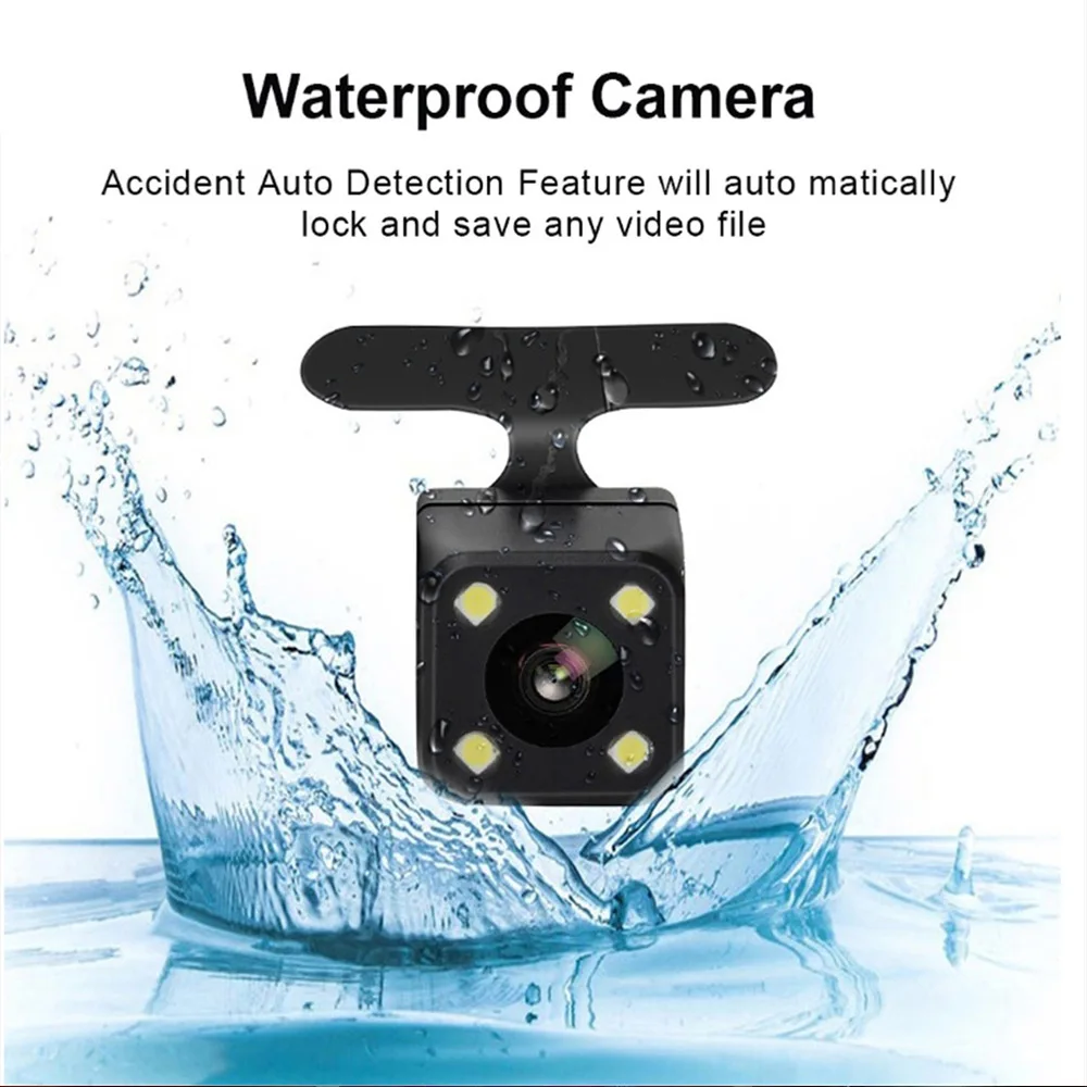 Автомобильный видеорегистратор 2 камеры s 4 дюйма двойной объектив с камерой