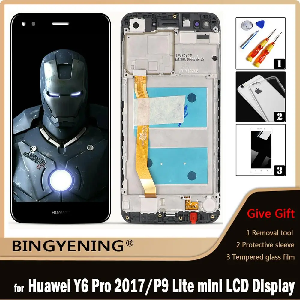 Оригинальный ЖК дисплей для Huawei P9 Lite mini сенсорный дигитайзер в сборе телефона 5 0