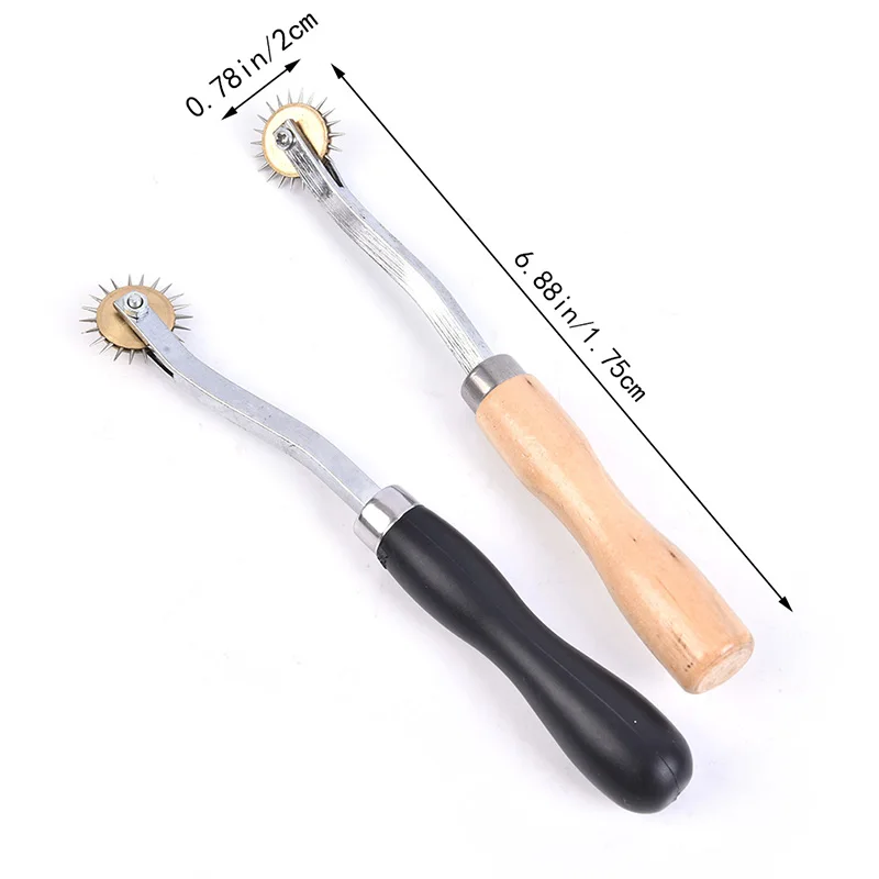 

Professional Stainless Steel Leather Wheel Gear Roulette Spacer Sewing Leather Craft Tool Gear