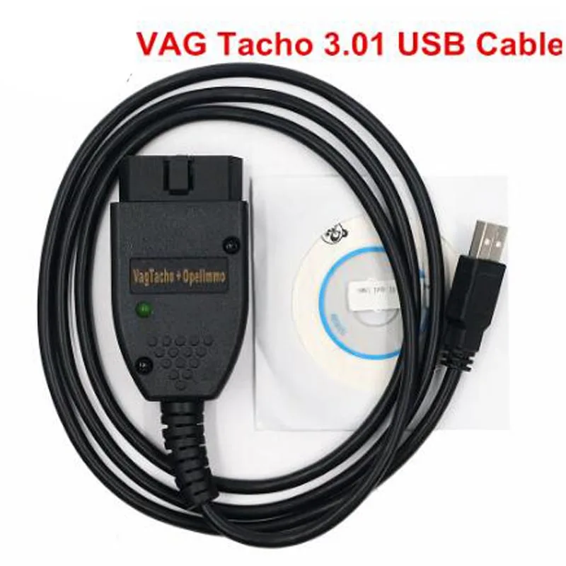 Новейший VAG TACHO 3 01 + адаптер для оne устройство чтения Immo Интерфейс Авто