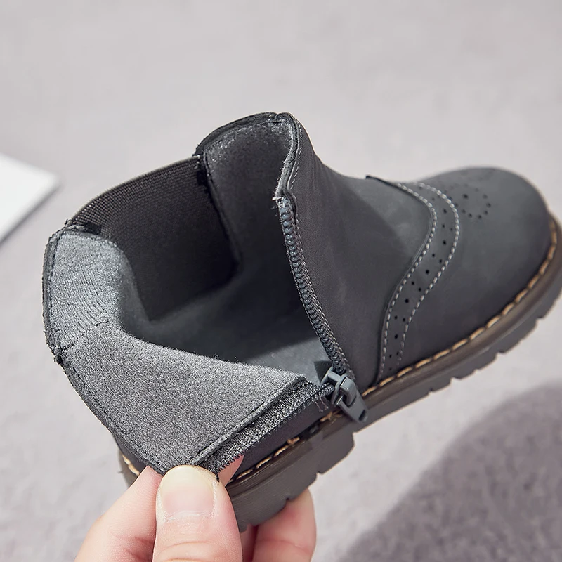 Новинка! Детская обувь для девочек Обувь женщин chaussure fille sapato menina серый сапоги