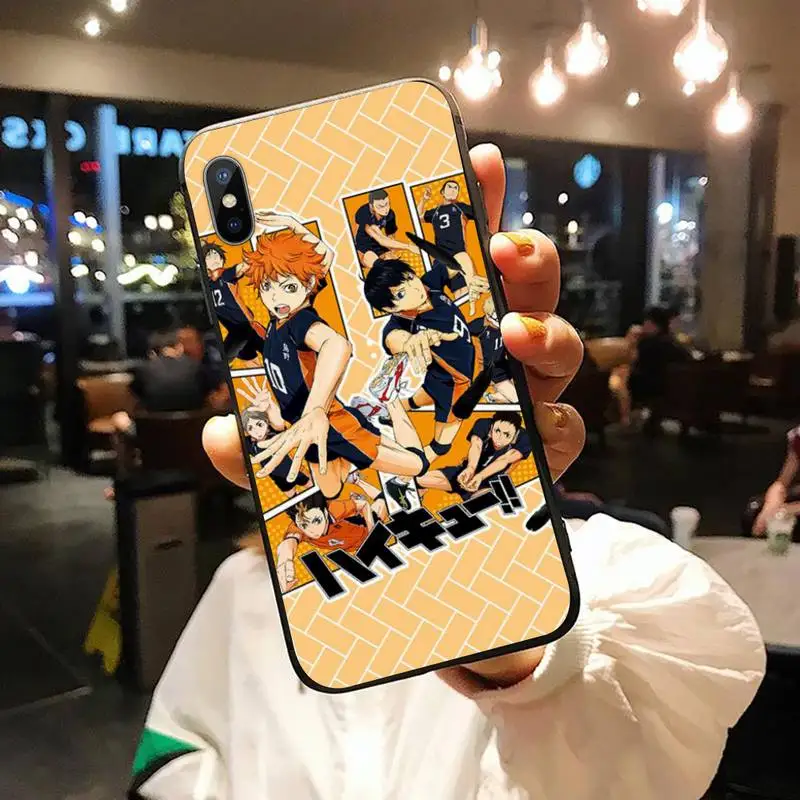 

Haikyuu Volleyball manga anime Phone Case for iPhone 11 12 mini pro XS MAX 8 7 6 6S Plus X 5S SE 2020 XR shell