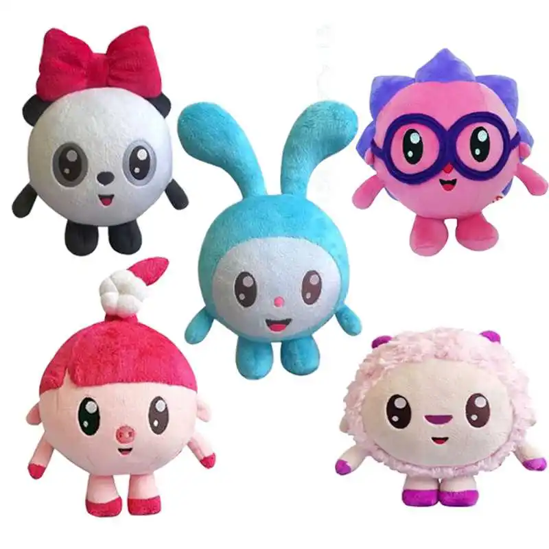 

5PCS Russian cartoon animal Doll Rabbit panda pig sheep Hedgehog Plush toys for Baby Child girl boy Holiday Birthday Gift Kids
